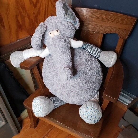 GILI Jill Martin Elephant Stuffed Animated Animal X-Large Plush 26"